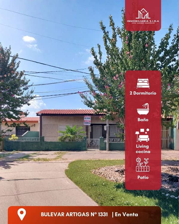 Venta / BULEVAR ARTIGAS N° 1331 / Artigas